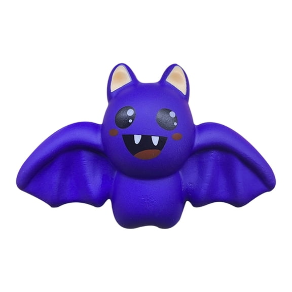 Slow Rise Pu Halloween Squeeze, Relaxation Toys, Halloween Party Decorations, Squeeze Party Favors, 4X3.5X2 Inch Soft Squeezable Bat Toys for Classroom Rewards and Casual