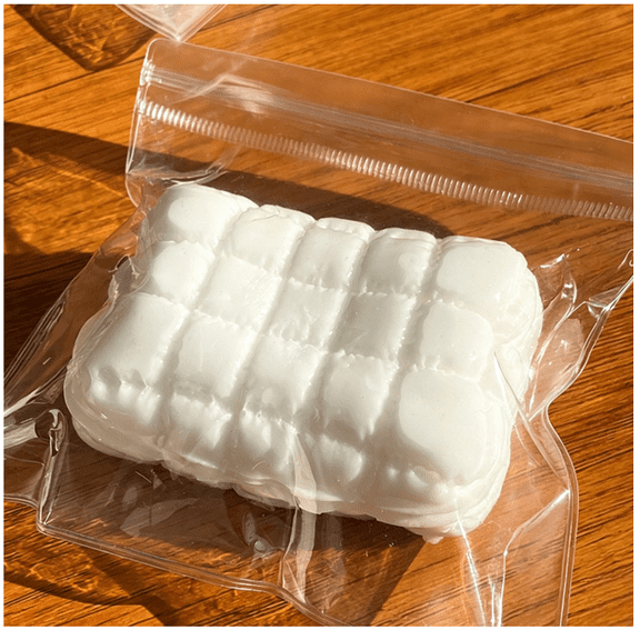 Slow Rise Squishy Pillow Soft, Realistic Mini Pillow Shaped Fidget Toy, Creamy Soft Texture Anxiety Relief Squeeze Toy for All Ages