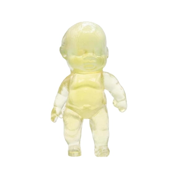Slow Rise Stress Ball, Silicone Student Doll, Silicone Sensory Squeeze, Squeeze Slow Rise, Relaxation Toys, Stretchy Squeeze Toys, Full Silicone Student Doll, 1 Pc, Pale Yellow 4