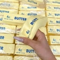 thumbnail image 1 of Slow Rising Butter Soft, Realistic Butter Stick Stress Relief Fidget, Soft Foam Squeeze Stress Ball for Any Age, 1 of 4