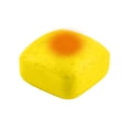 thumbnail image 1 of Slow Rising Butter Squishy Cube Squeeze Toy with Soft Tacky Texture, Single Piece, Yellow with Baked Top Design, for Adults, Relaxation Toy, 1 of 3