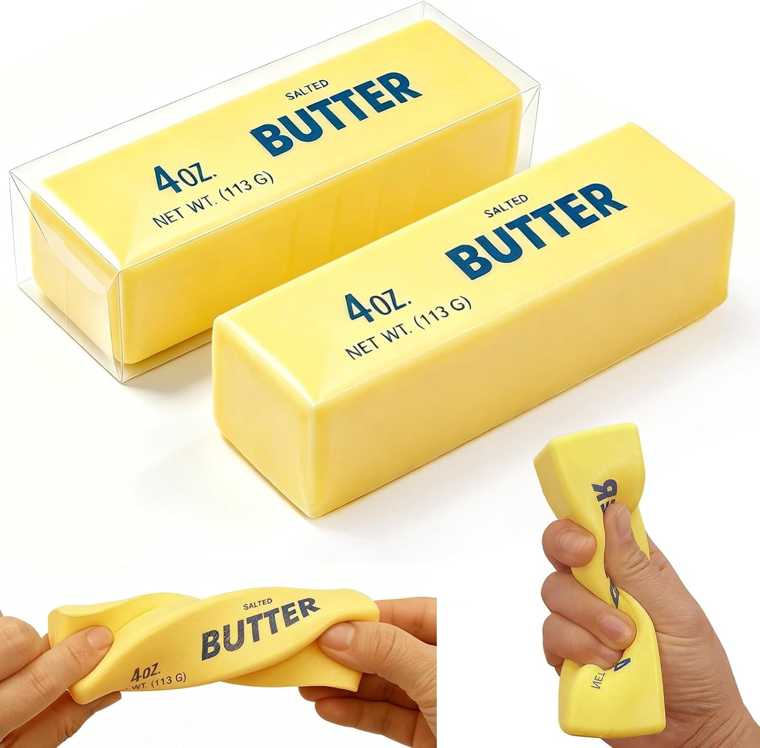 Slow Rising Butter Squishy Fidget To-ys, Stress Balls, Soft Squeeze
