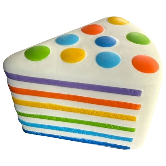 Slow Rising Cake Squishy, Soft Rainbow Fidget Sensory Squeeze Toy, Stress Relief Relaxation Squishy for Adults Birthday Gift Party Favor (1Pcs)