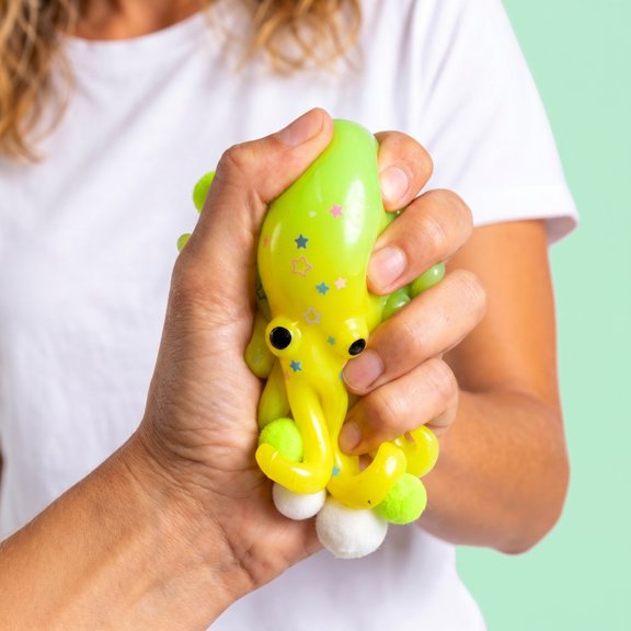 Slow Rising Kneading Decompression Toy Mud Feeling Stress Relief Squeeze Ball,Yellow