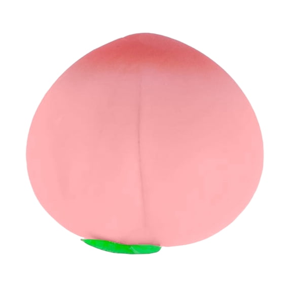 Slow Rising Peach Squeeze for Stress Relief, Giant Fruit Sensory Fidget for ADHD and Depression, Calming Desk Tool