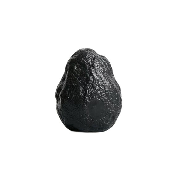 Slow Rising Squeeze with Meteorite Rock Texture, Black Stone Design, for Relaxation and Fidgeting, Relaxation Toys