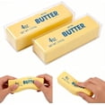 thumbnail image 1 of Slow Rising Squishy Butter , Butter Stick Squeeze Toy Sensory Stress Relief Squishies Soft & Stretchy Fidget Toys for Anxiety Relief Party Favors, 1 of 6