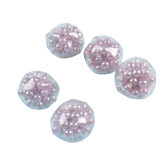 Slow Rising Squishy Pearl Crunchy Ball Squishy Toys Iridescent Stress Ball For Anxiety Relief And Fun Popping Sounds