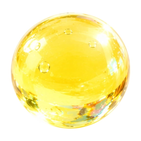Slow Rising Squishy Stress Ball with Coconut Oil Design, 1 Pack 2.4 Inch Yellow, for Relaxation Squeeze Toy