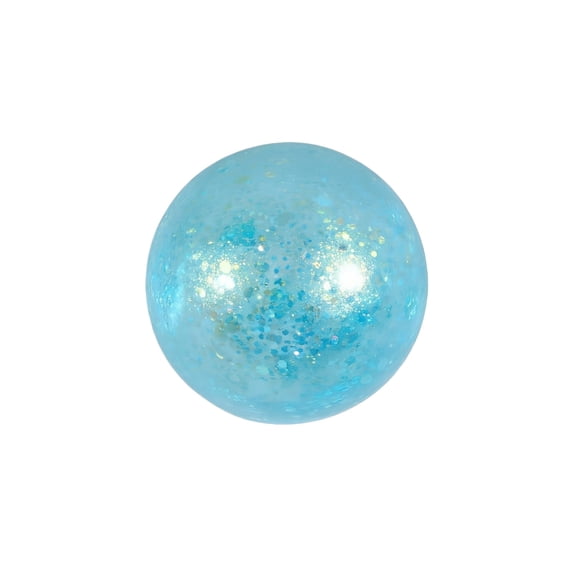 Slow Rising Squishy Stress Ball with Gold Glitter, 2.4 Inch Blue Sensory Toy for Relaxation Relief