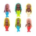 thumbnail image 1 of Moldable Stress Ball, Squeeze Toys for Relaxation, 6 in Solid Silicone, Squeeze Stress Ball, Dark Skin Mermaid Figure, 1 Pc, Desk Squeeze Toys, Desk Decorations, Slow Rebound,, 1 of 6