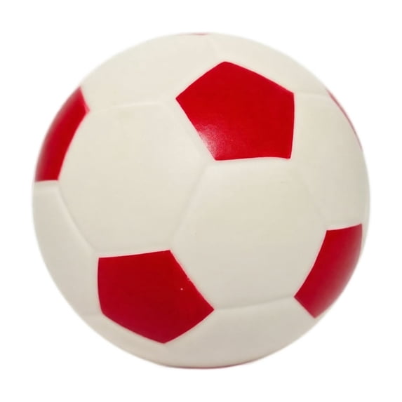 Slow Rising Stress Ball with Soft Pu Foam, 2.5-Inch Mini Size, Red and White, for Kids and Adults Relaxation, Squeeze Toy