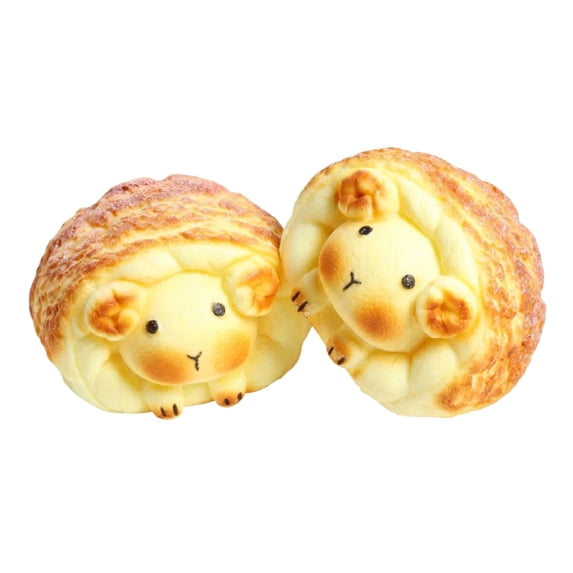 Slow Rising Stress Relief Squishy Ball – Mochi Squishy Toy in Cute Cartoon Sheep Bread Shape for Kids & Adults, Ultra-Soft Tactile Squeeze Toy for Desk, Classroom, or Travel