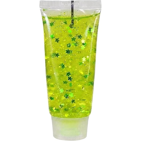 Slow Rising Toothpaste Squishy Fidget Toys Clear Glitter Gel Squeeze Toys, Portable Stress Relief Sensory Toys for Home Party Games, Unique Decompression Gifts for All Ages(Green)