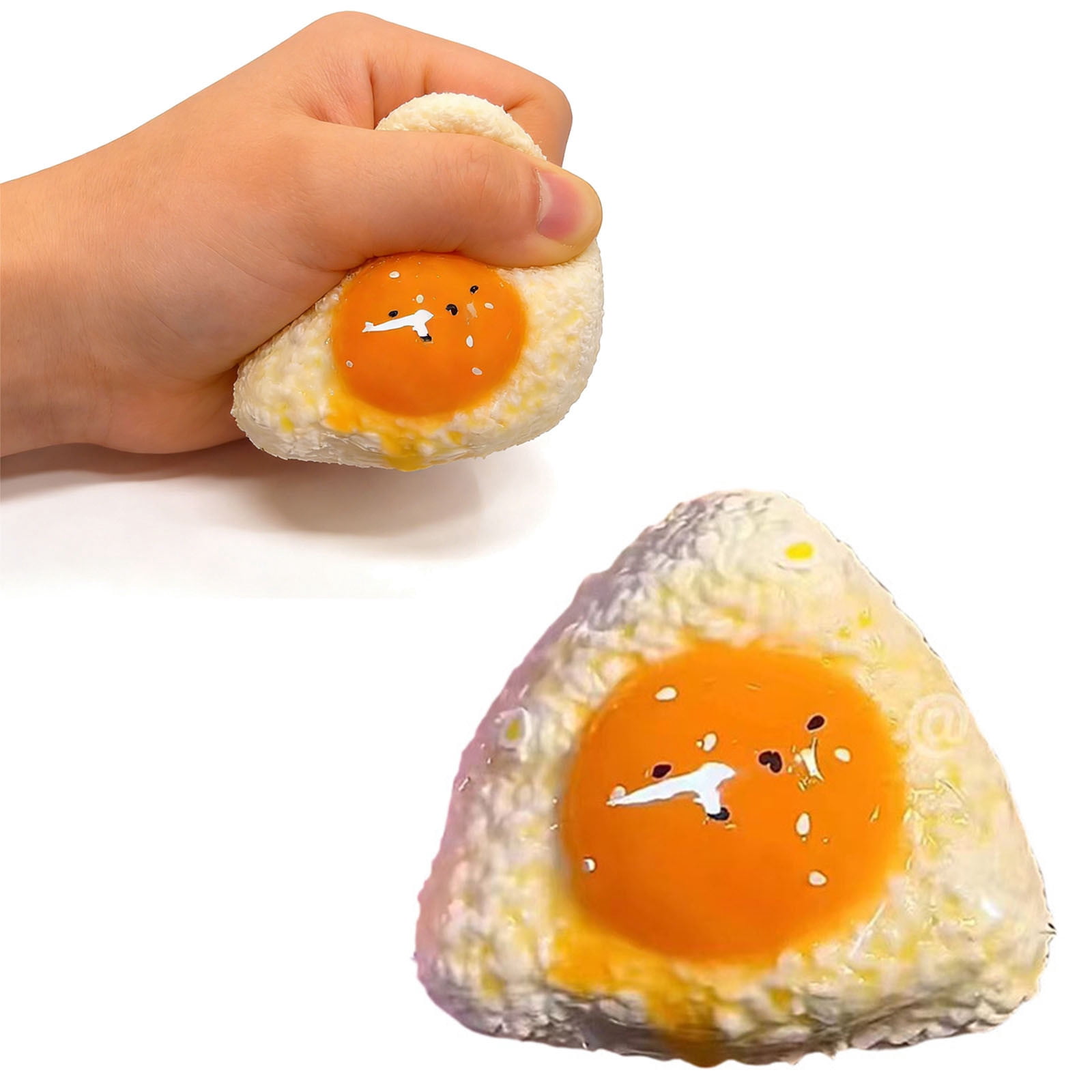 Slow Rising Triangular Rice Ball Sensory Toy With Lifelike Filling ...