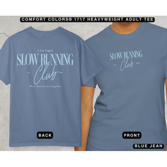 Slow Running Club Shirt Aesthetic Running Tee for Women, Trendy Workout T-Shirt, Streetwea