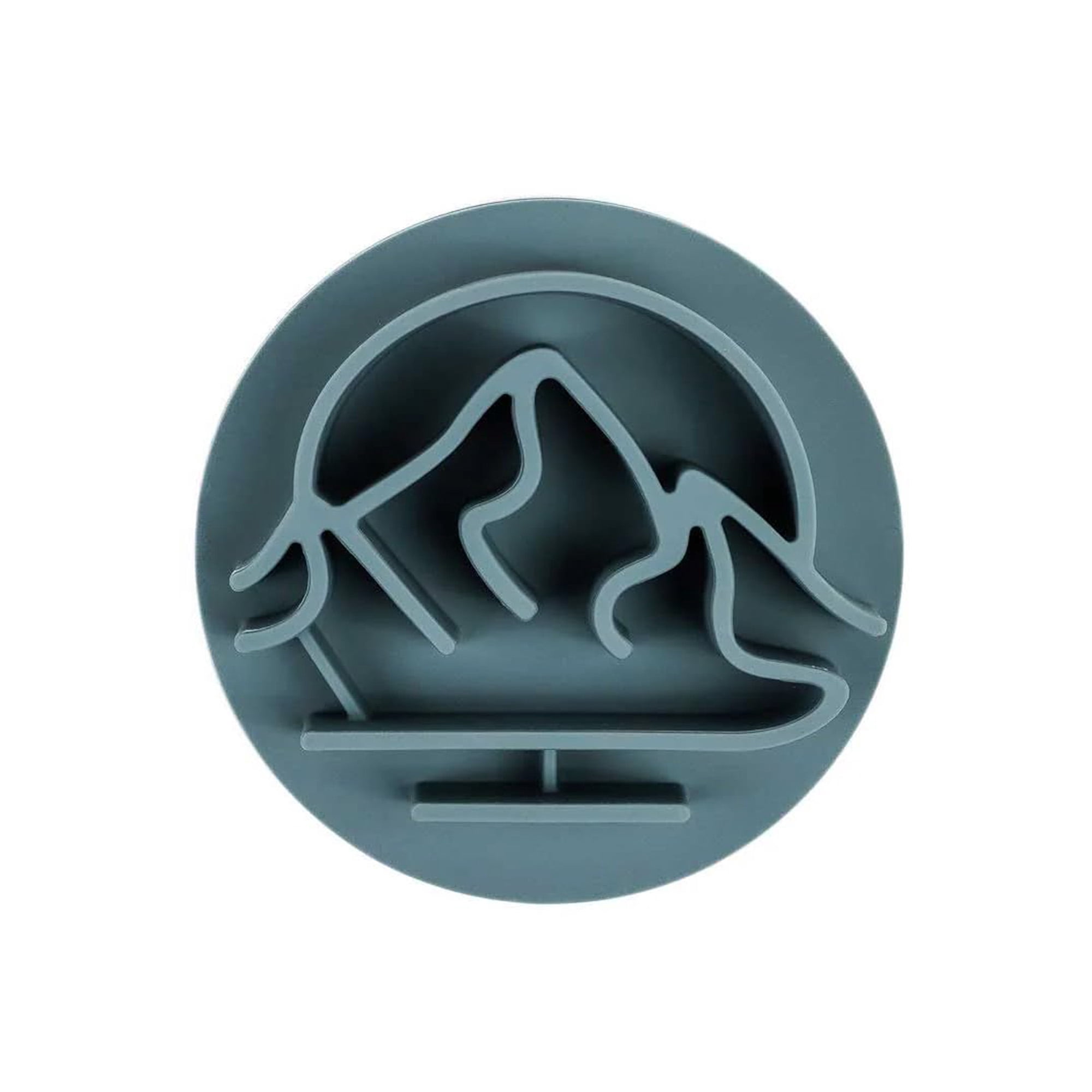 Slow feed dog bowl, non-slip silicone for fast eaters, aids digestion & prevents bloat. Puzzle design enriches mealtime. Dishwasher-safe, fits 7" bowls, green. Adventure-ready