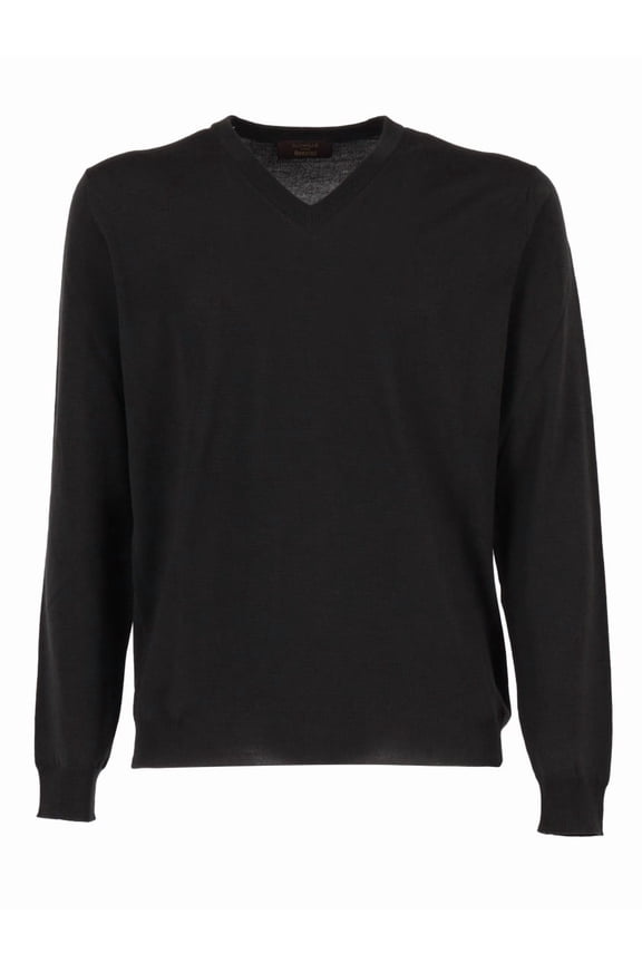 Classic Crew Neck Sweater In Virgin Wool Blend (Men's)
