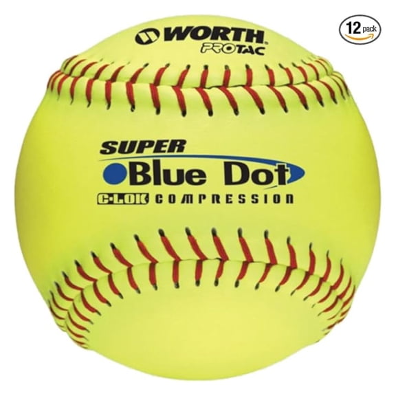 | Slowpitch Softballs | 12" | Non-Association | Protac Super Blue Dot | 12 Count