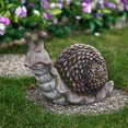thumbnail image 1 of Northlight Slowpoke Snail Outdoor Garden Statue - 15", 1 of 8