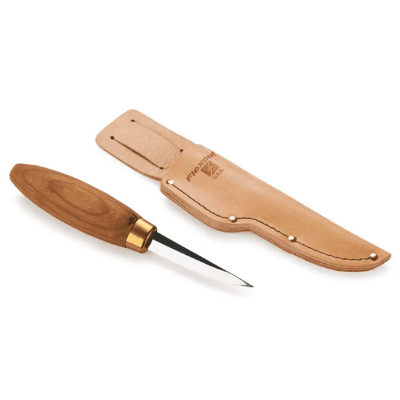 Flexcut - KN50 - Sloyd - Wood Carving Tool & Leather Sheath