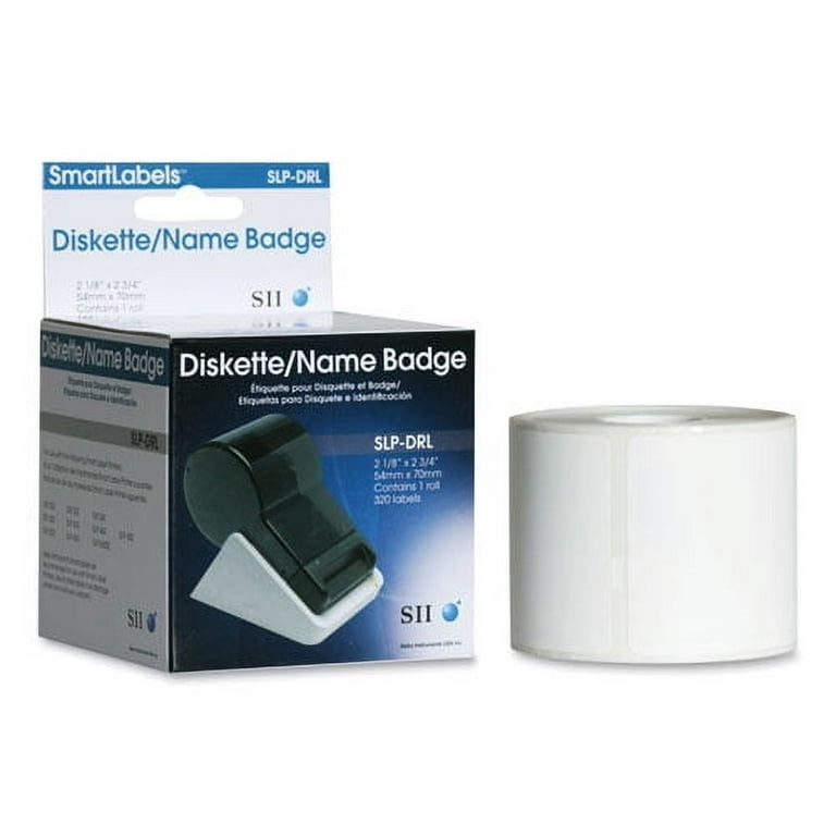 SLP-DRL Self-Adhesive Name Badge/Diskette Labels, 2.12 SLP-DRL Self-Adhesive Name Badge/Diskette Labels, 2.12