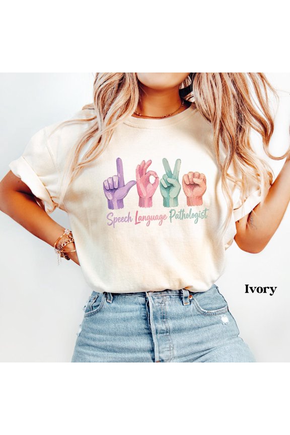 Slp Speech Language Pathologist Slp Speech Therapy Teacher Slpa For Speech Therapist T-Shirt All Size S-3XL