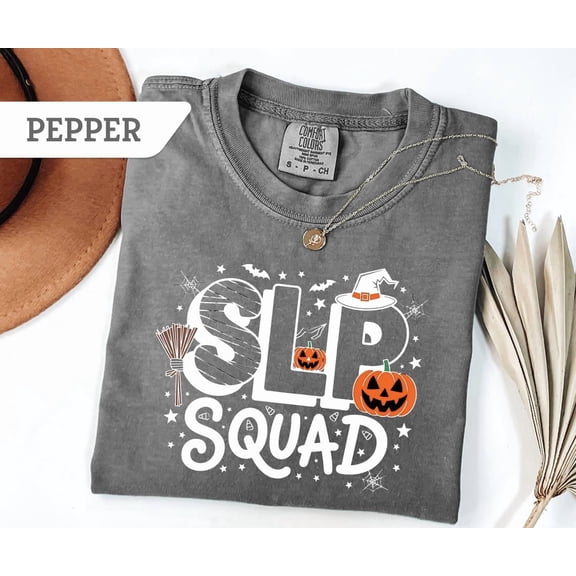Slp Squad Speech Therapy Team Tshirt Slp Crew Tee Fall Speech Language Spooky Season Tee Gift All Size S-3XL