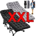 thumbnail image 1 of Slsy 2 Pack Oversized XXL Folding Bed Cot with 3.3 Inch 2 Sided Mattress, 32'' Wide XXL Folding Camping Cots with Carry Bag, Folding Sleeping Cot Guest Bed, 1 of 15