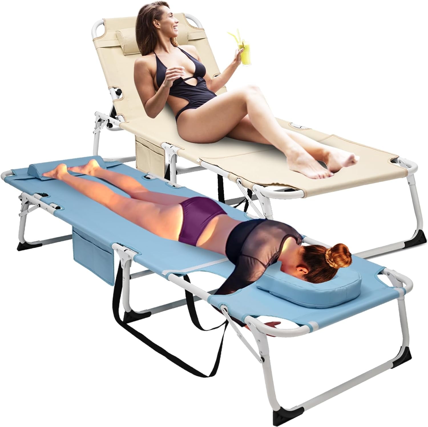 Beach chair with face hole walmart hotsell