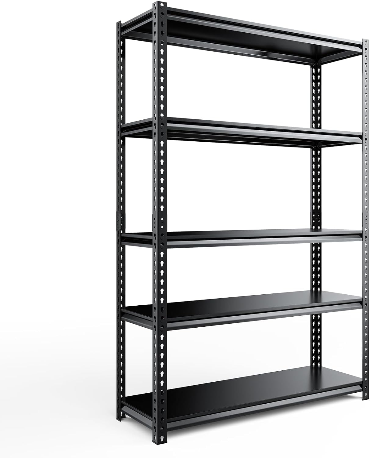 Slsy 2500 lbs 5 Tier Garage Shelves, Heavy Duty Storage Shelves for