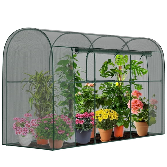 Slsy Crop Cages for Garden Plant, 118.11"L x 39.37"W x 70.87"H Plant Netting Cover with Zipper, Garden Bed Cover, Plant Cover from Animal Wind-Resistant Garden Cage for Fruit Vegetable Flower