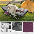thumbnail image 1 of Slsy Folding Camping Cot with 2-Sided Cushion & Carry Bag, Tent Folding Cot for Sleeping, 1 of 13