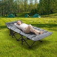 thumbnail image 1 of Slsy Folding Camping Cots With 2 Sided Mattress for Adults, Updated Folding Cots Portable, Heavy Duty  Camp Cot With Carry Bag, 1 of 13