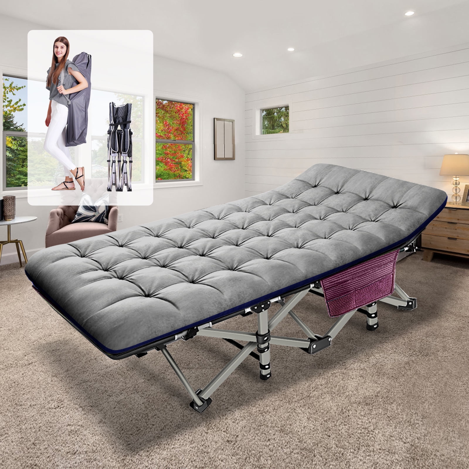 Extra clearance wide cot