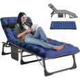 thumbnail image 1 of Slsy Folding Chaise Lounge Chair 5-Position, Folding Cot, Heavy Duty Patio Chaise Lounges for Outside, Poolside, Beach, Lawn, Camping, 1 of 18