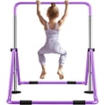 thumbnail image 1 of Slsy Gymnastics Bars Folding Horizontal Bars, Expandable Home Gymnastics Equipment Kip Junior Training Bar for Kids Little Gymnasts with Adjustable Height, 1 of 1