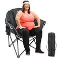 thumbnail image 1 of Slsy Oversized Folding Camping Chair, 500lbs Heavy Duty Padded Chair for Adults, Portable Outdoor Lawn Chair for Camping, Sports, Patio, and Travel, 1 of 7