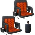 Slsy Double Heated Stadium Seat Bleacher Seat with Back & Arm Support