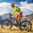thumbnail image 1 of Slsy Mountain Tricycle for Adults, 24/26/27.5 Inch MTB 7 Speed Three Wheel Bike, Adults Tricycle with Cargo Basket for Adults, Women, Men, Seniors, 1 of 8