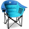 thumbnail image 1 of Slsy Oversized Padded Folding Camping Chair with Armrests - Heavy Duty Moon Chair for Outdoor Sports, Camping, Patio, and Picnics, 1 of 6