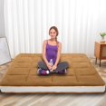 thumbnail image 1 of Slsy Upgraded Japanese Floor Mattress, Sherpa Fleece Reversible Winter Futon Mattress Foam Mattress, Folding Roll Up Sleeping Pads, Floor Bed Tatami Mat, 1 of 8