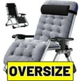 Slsy XL Zero Gravity Chair, Extra Wide Fabric, Oversized Folding