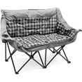 thumbnail image 1 of Slsy Double Camping Chair, Extra Padded Loveseat for 2 Prson Heavy Duty Folding Loveseat with Cup Holders for Camping, Fishing, or Hunting, 1 of 6