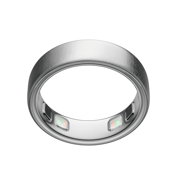 Oura Ring 5 - Brushed Silver - Size 6 - World's Smallest Smart