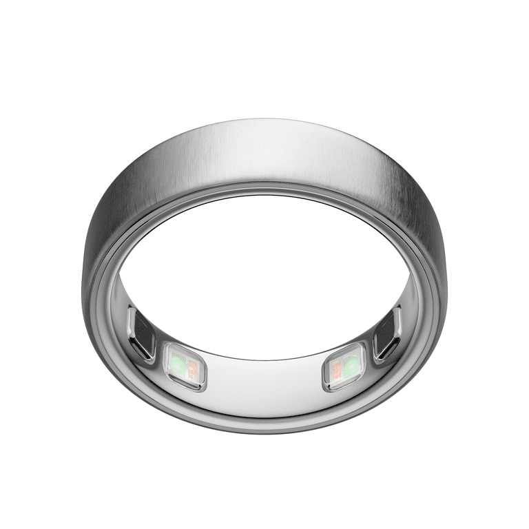 Oura Ring 5 - Brushed Silver - Size 9 - World's Smallest Smart