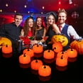 thumbnail image 1 of Sltwyw 12pc LED Candle Lanterns - Battery Powered Halloween Decor | Outdoor Pathway Lighting Spooky Yard Decoration, 1 of 9