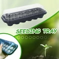 thumbnail image 1 of Sltwyw 2-Pack Extra Long Seed Starter Trays, 12 Grid Biodegradable Plant Starter Kit - Durable Gardening Greenhouse Supplies, Reusable, 1 of 9