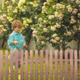 thumbnail image 1 of Sltwyw Decorative Plastic Garden Fencing - 24" Picket Edging for Lawn Borders, Flower Beds, Plant Protection, and Landscape Design, 1 of 6