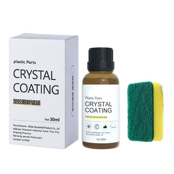 Sltwyw 30ml Auto Interior Plastic Restorer - Dashboard and Leather Refurbishing Polish for Instrument Panel Renewal